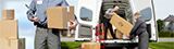 Delivery man near shipping truck.  von grinny