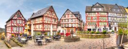 Häuserensemble am Kornmarkt in Wetzlar, Hessen Von Frank Wagner