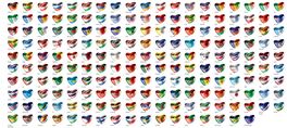 National flags of the countries. Vector illustration on white background Von butenkow