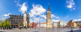 Panorama, Markt, Halle an der Saale, Deutschland Von Sina Ettmer