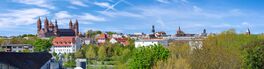 Worms am Rhein, Stadtpanorama mit Dom und Liebfrauenkirche Von Comofoto