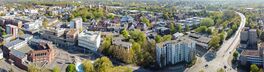 Panorama Luftaufnahme der Kreisstadt Pinneberg in Schleswig-Holstein Von Florian Kunde