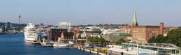 Kiel Innenstadt und Hafen Panorama Von embeki