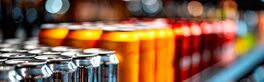 Beer and alcohol. Beer cans and alcohol for sale in supermarket Von chandlervid85