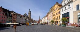 historische Altstadt der Skatstadt Altenburg, Thüringen, Deutschland Von dina